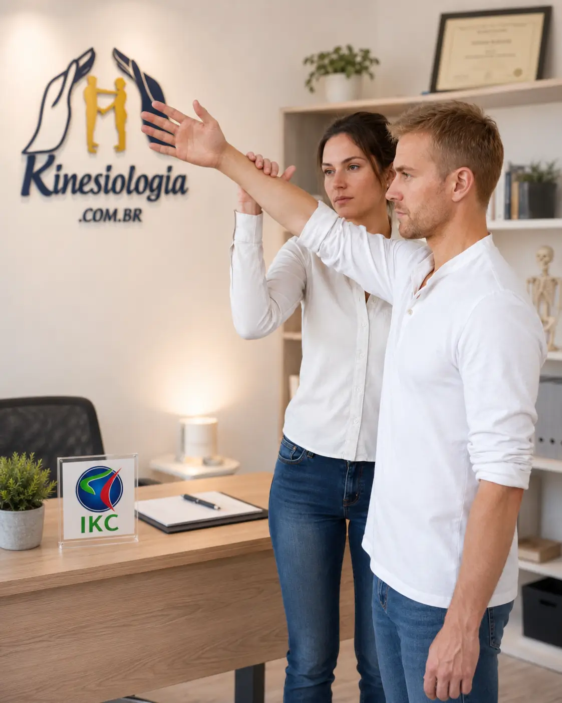 Teste muscular na Kinesiologia Touch For Health